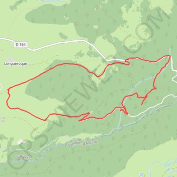 Cascade du Devèz GPS track, route, trail