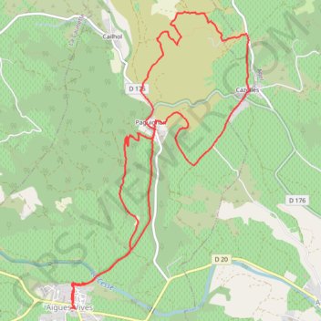 Aigues-Vives-Minervois Paguignan Cazelles GPS track, route, trail