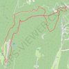 Crêtes du Vercors depuis le col de Montaud GPS track, route, trail