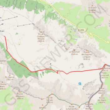 Caramantran GPS track, route, trail
