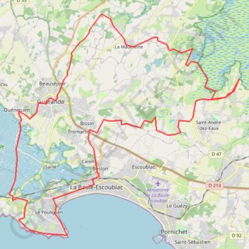 Guérande GPS track, route, trail