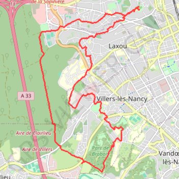 La Cure d'Air GPS track, route, trail