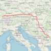 De Giromagny à Sofia GPS track, route, trail