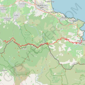 Traversée des Pyrénées étape 12 GPS track, route, trail