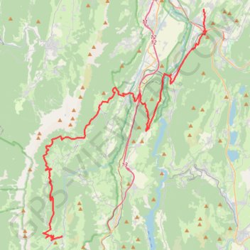 Mont Barral GPS track, route, trail