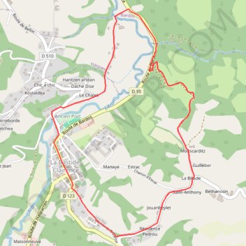 Tour de La Bastide-Clairence GPS track, route, trail