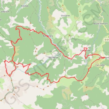 Grand trail du Canigo GPS track, route, trail