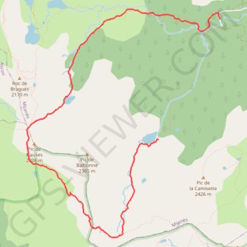 RANDO COL DE L'EGUE GPS track, route, trail