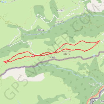 Les crêtes du Mataria GPS track, route, trail