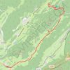 Jalou Chalet de la Frasse GPS track, route, trail