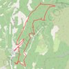 Les bergeries Troglodytiques de Saumane GPS track, route, trail