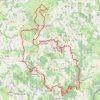 Entre Pompadour, le Vaysse et la Tine GPS track, route, trail