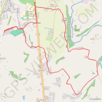 Le Cerisier - Saint-Brice-de-Landelles GPS track, route, trail
