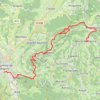 Chemin du Piemont de Bourg de Bigorre à Bagnères de Bigorre GPS track, route, trail