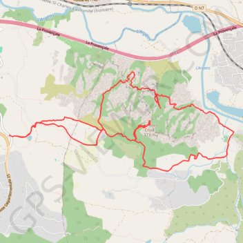 Le Rocher de Roquebrune GPS track, route, trail