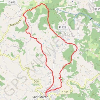 Saint-Martin-en-Haut (69) GPS track, route, trail