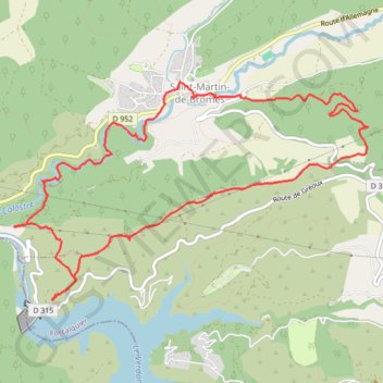 Saint MARTIN DE BROME GPS track, route, trail