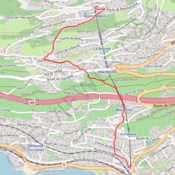 Swisstopo Route GPS track, route, trail