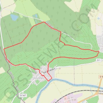 Entre vignes et forêts avec panorama sur la Vallée de la Marne GPS track, route, trail