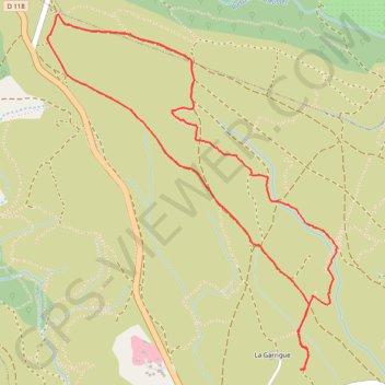 Cani-randonnée Conques GPS track, route, trail