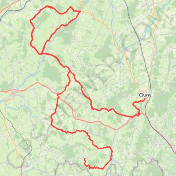 Saone et Loire #2 GPS track, route, trail