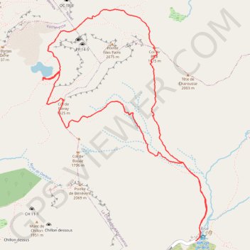 Lac de Dabron (74) GPS track, route, trail
