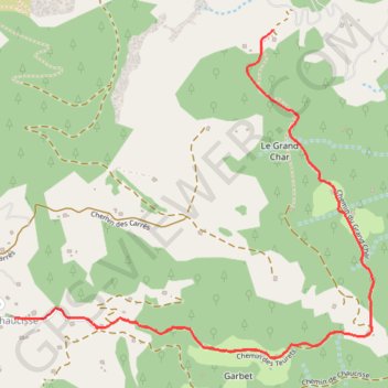 Chaucisse - Nanchard GPS track, route, trail