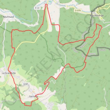 Gernelle - Gesponsart - la Grandville GPS track, route, trail