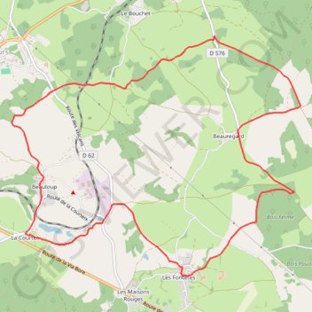 Gare au Loup GPS track, route, trail