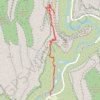 West Rim Trail to Scout Lookout in Zion National Park GPS track, route, trail