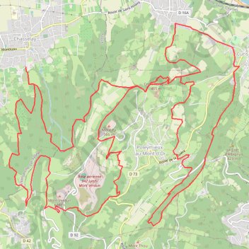 Chasselay GPS track, route, trail