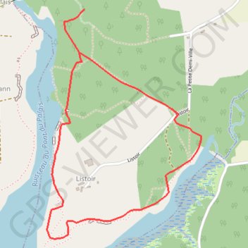 Le Listoir GPS track, route, trail