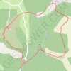 Le saut du moine-Valsaintes-La Boulinette GPS track, route, trail