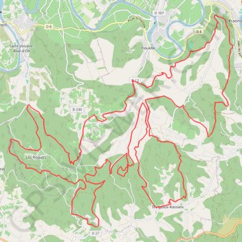 Le Roc Trespouzien 60 Km GPS track, route, trail