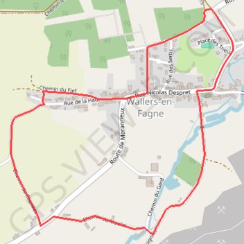 Circuit de la pierre Bleue - Wallers-en-Fagne GPS track, route, trail