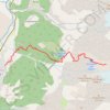 Montée au bivouac de la Domhütte GPS track, route, trail