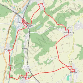 Chalmaison GPS track, route, trail