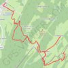 Crêt au Merle GPS track, route, trail