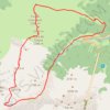 Montpius et sèrra d'Auba depuis la vallée de Riu Nere GPS track, route, trail