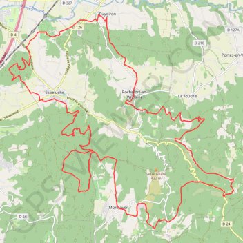 Puygiron GPS track, route, trail