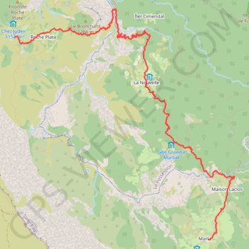 Roche Plate - Marla GPS track, route, trail