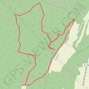 La Grande Enceinte - Sainte Marie sur Ouche GPS track, route, trail