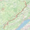 GR 5 : De Soulce-Cernay à Montperreux (Doubs) GPS track, route, trail