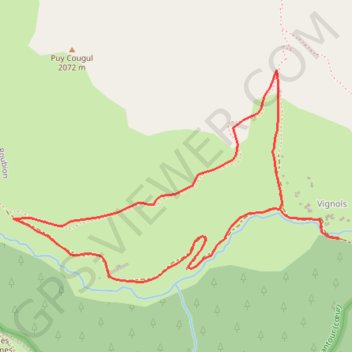 Boucle de Vignols GPS track, route, trail