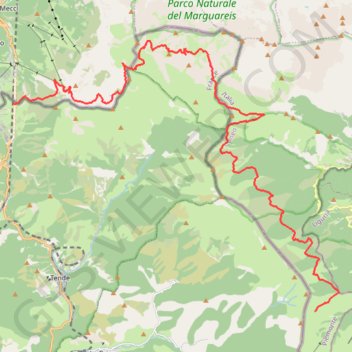 Ligurische Grenzkammstraße (Nord) GPS track, route, trail