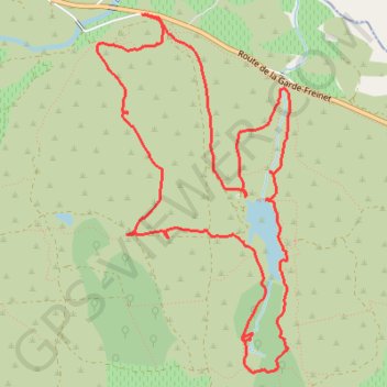 Le Cannet des Maures-La Plaine des Maures-Lac des Escarcets GPS track, route, trail