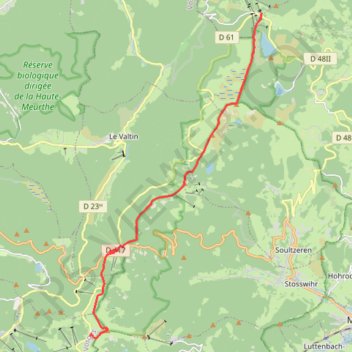 GR5 Lac Blanc - Hohneck GPS track, route, trail