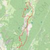 Rocher de chalves et grande sure GPS track, route, trail