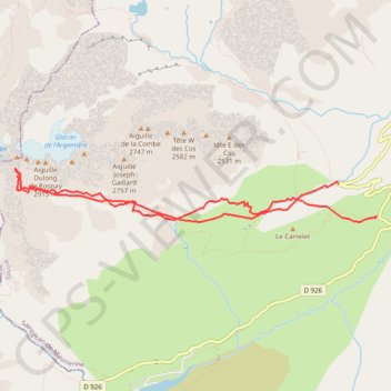 Marcieu GPS track, route, trail