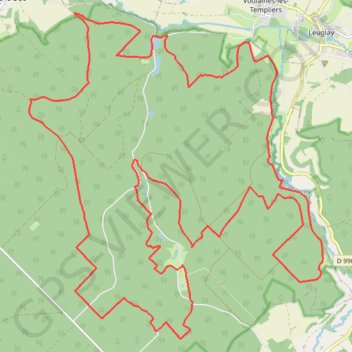 Pays Châtillonais - Circuit du Val des Choues GPS track, route, trail